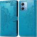 iMoshion Mandala Bookcase Hoesje voor Xiaomi Redmi Note 12 / 11 4G - Turquoise