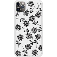 iPhone 11 Pro Max Roses noires siliconen hoesje