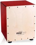 Pyle Jam Cajon - Houten Handdrum Percussie Beat Box met Interne Diepe Bas, Compact en Draagbaar Cajon Drum, Voor Kinderen, Tieners en Volwassenen, Bruin