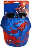 CERDÁ ARTESANIA CERDA Spiderman Pet met Zonnebril Set Kind – Blauwe Cap Jongens – Zomer Accessoires