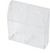 Shenzhen Haorui Industrial Technology Co., Ltd. Support de télécommande | Organiseur mural (2 compartiments) pour climatiseur, téléphone portable, boîtier TV en acrylique