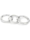 Liebeskind Berlin LJ-1495-R-58 Ringenset, zilver, Roestvrij staal, Geen edelsteen