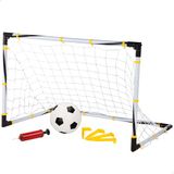 Voetbaldoel, CB TOYS Voetbaldoel, inklapbaar, met bal, pomp, 90 x 59 x 59 cm
