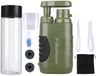 PolkaHome Filtre à eau Survival Filtre 5000L - Filtre à eau Outdoor - Purification d'eau Outdoor - Appareil de purification d'eau - filtre à eau, Kit de survie, filtres à eau kit d'urgence (avec bouteille d'eau de 400ml) Filtre 5000L