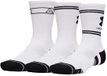 Under Armour New Performance Tech Novelty Crewsokken 3 Paren EU 42-47 1/2 White / Ultimate Black Unisex Polyester
