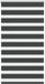 vidaXL Zebra Rolgordijn 75x150 cm Zwart
