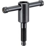 Erwin Halder Normteile Knevelschroeven, DIN 6306 met losse knevel/zonder drukstuk, vorm D | d1=M16/l1=70 mm | 24500.0017