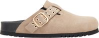 Scholl Klompen Flame Unisex Leer Beige Maat 39