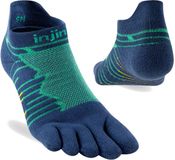 Injinji Ultra Run chaussettes invisibles - Bleu profond/Vert - 37-40
