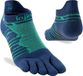 Injinji Ultra Run chaussettes invisibles - Bleu profond/Vert - 37-40