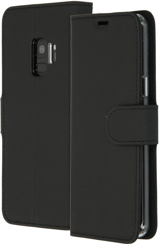 Accezz Wallet Softcase Bookcase voor de Samsung Galaxy S9 - Zwart