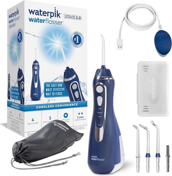 Waterpik Waterflosser Draadloos Advance WP-583 Blauw