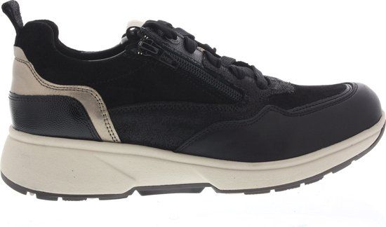 Xsensible Grenoble Black Combi G Sneaker - Women's Size 38 - Leather