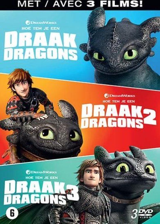 Universal Pictures Hoe Tem Je Een Draak 1-3 DVD