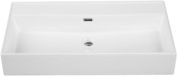 Saniclass Legend Meubelwastafel - 60.5x47x12cm - 1 wasbak - zonder kraangat - keramiek - wit glans