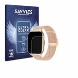 Savvies - Screenprotector voor APAUK Smartwatch 2.01" - Folie Beschermfolie transparant 18 Stuks