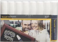 Securit Krijtstift SMA-720 blok wit 7-15mm blister à 8st
