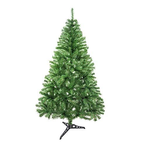 Kunstkerstboom SOLAGUA NAVIDAD Kunstkerstboom met naaldtakken, bomen 120-210 cm, met standaard van kunststof, groen glitter, 120 cm, 184 takjes