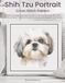 Shih Tzu Portrait Cross Stitch Pattern