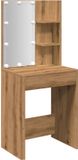 vidaXL Kaptafel met LED-verlichting 60x40x140 cm artisanaal eikenkleur
