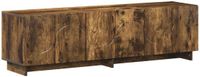 vidaXL TV-meubel 140 x 34,5 x 40 cm Gerookt eiken Bewerkt hout