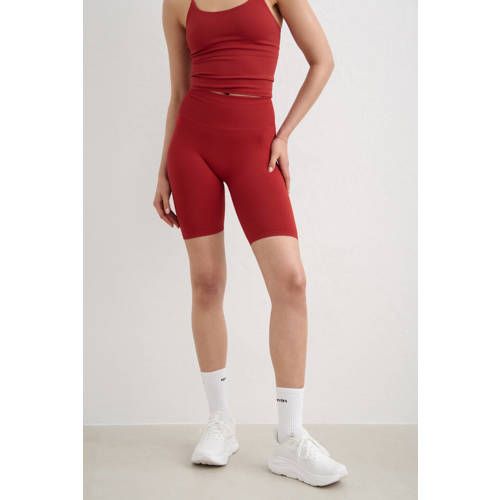 Aim'n sportshort Shape seamless roodbruin