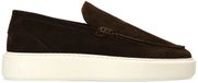 Manfield Heren Bruine suède loafers Maat 47