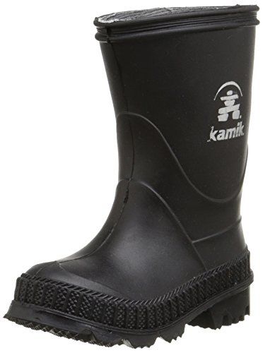 Kamik Stomp - Rubberen regenlaarzen voor kinderen - Zwart - Maat 32