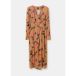 Stefanel Robe longue en satin femme Stefanel Floral