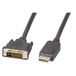 EFB Elektronik K5564SW.2V2 video kabel adapter 2 m DisplayPort naar DVI Zwart