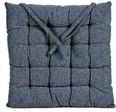 Giftdecor Coussin de chaise Decorama - gris foncé - 40 x 40 x 5 cm