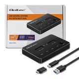 Qoltec 2x SSD-dockingstation M.2 SATA | NGFF | USB Type-C