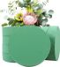 Shenzhen Haorui Industrial Technology Co., Ltd. Mousse florale ronde 16 pièces - 165 x 4 cm - mousse florale verte pour fleurs