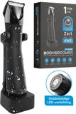1FORME® Bodygroomer Mannen - Body Trimmer - Voor alle lichaamsdelen - Baardtrimmer - Tondeuses - 2 verschillende scheersystemen - Waterdicht