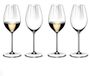 Merkloos Set van 4 kristallen glazen voor Sauvignon Blanc