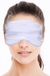 Merkloos / Sans marque Bellatio design luxe slaapmasker/ reismasker met zachte vulling baby blauw
