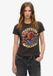 Superdry Tattoo Rhinestone T-shirt Dames Carbon Black