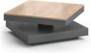 Vicco Elias Table basse – 70 x 70 cm anthracite