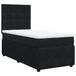 vidaXL Boxspringbed met matras, fluweel, zwart, 140x190 cm