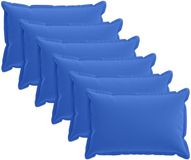 vidaXL Housse de coussin 6 pièces Bleu Royal Polyester 30 x 50 cm