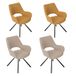 MEUBLE COSY Set van 4 Scandinavische eetkamerstoelen