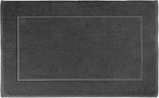 Walra Badmat Forever Beauty - 60x100 - 100% Katoen (BCI) - Antraciet