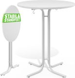 Casaria Statafel - 80x110cm Inklapbaar Verstelbare Tafelpoten – Wit