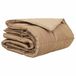 vidaXL Couverture d'été Or 140 x 220 cm Satin et Microfibre