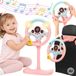 Woopie Volant interactif avec éclairage rose