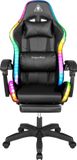 Krüger&Matz KM0790BLED GX-150 Gamingstoel Zwart met LED Verlichting