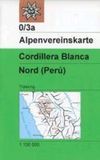 Cordillera DAV Alpenvereinskarte 0/3A Cordillera Blanca Nordteil 1 : 100 000