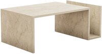 Merkloos Asir - Salontafel - Travertijn - 86,8 x 50 x 32,4 cm