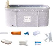 OEM Opvouwbare, inklapbare badkuip voor volwassenen - met isolerend schuim - ideaal voor warme baden en koude baden.