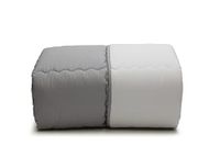 Caleffi - Modern microvezel dekbed grijs voor eenpersoonsbed